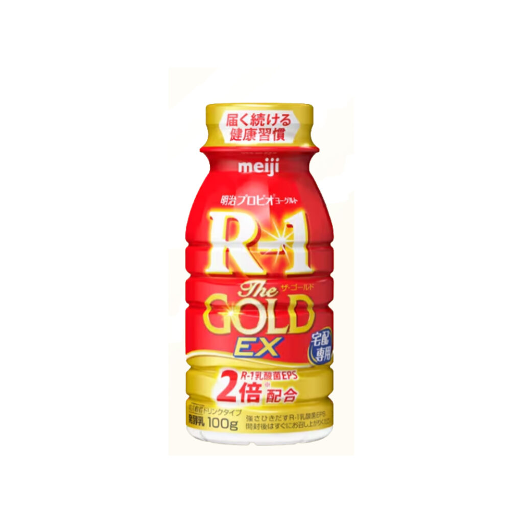 新商品r-1ゴールドEXは乳酸菌EPSがr-1の2倍配合
